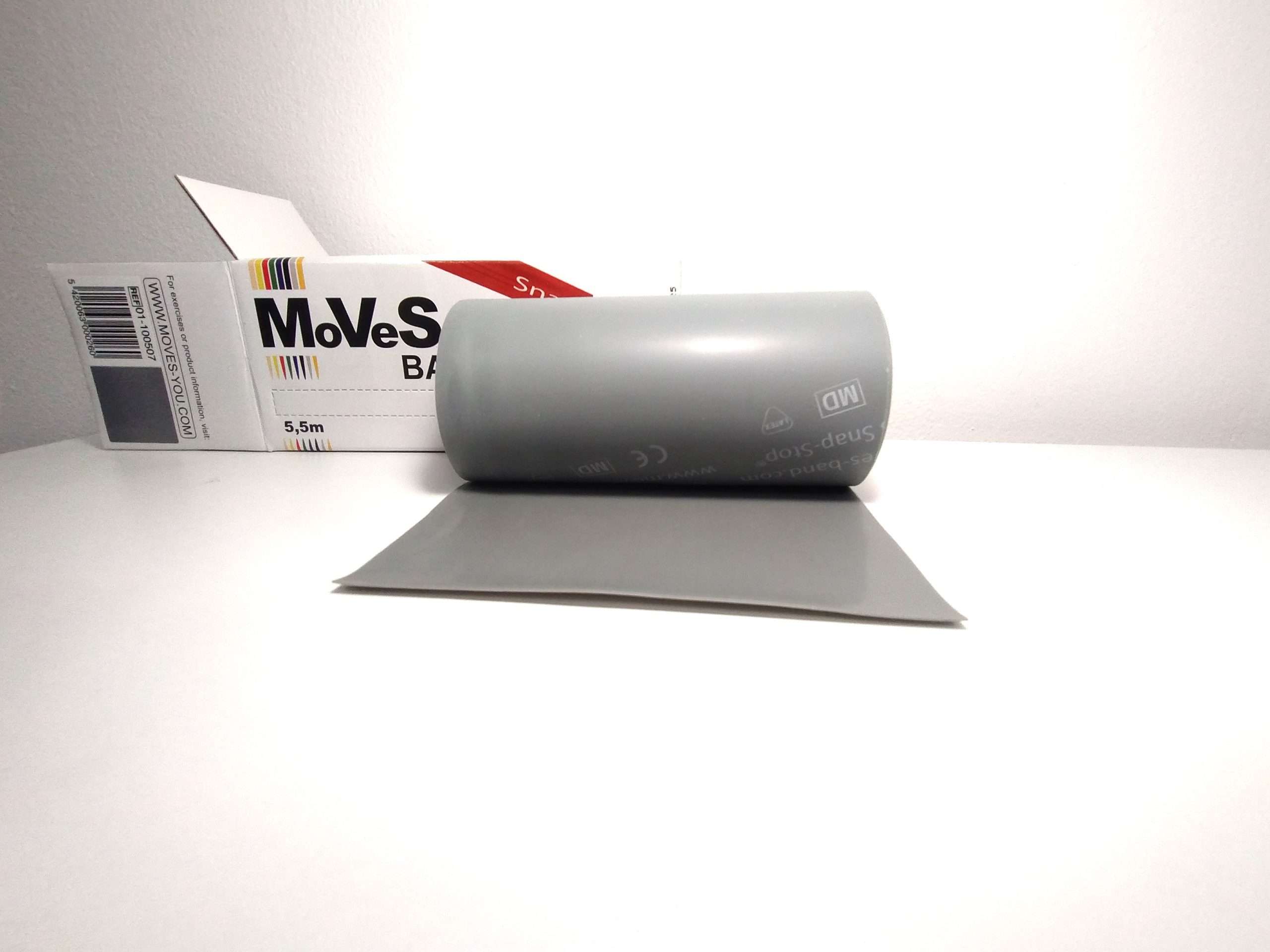 Moves Band Banda Elastica ARGENTO ( Super Forte) rotolo 5,5 mt