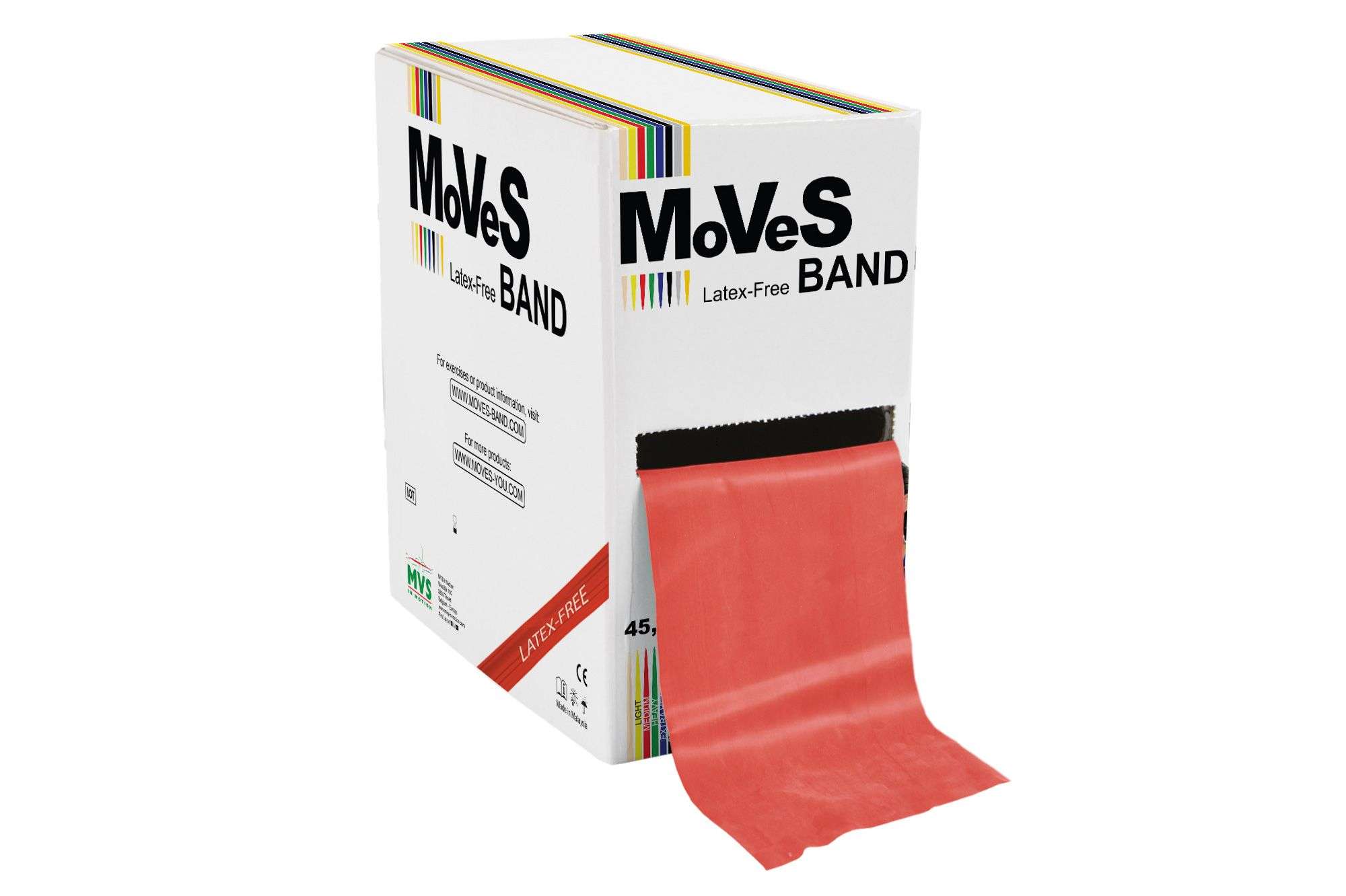 MOVES BAND Banda elastica da 45,5 m Rosso ( Media)