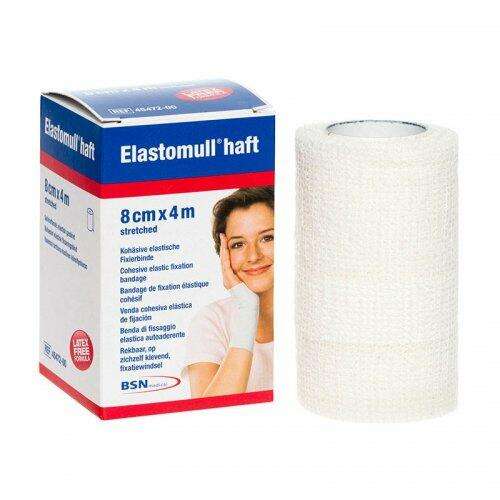 BSN Medical Benda Elastomull Haft 8cm x 4m latex free