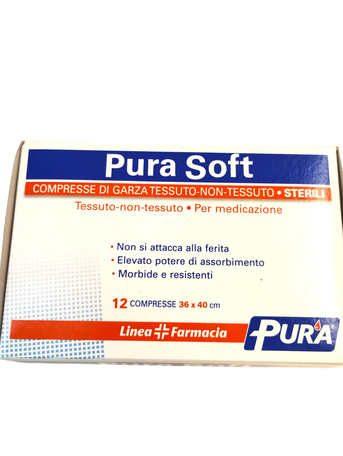 SIXTUS Garze Compresse 36x40 cm 12pz