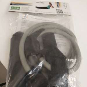 MOVES Tube Elastico Tubolare C/maniglie 120 cm ( Argento-Super Forte)