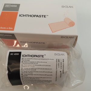 ICHTHOPASTE benda all'ossido di zinco cm7,5X6m