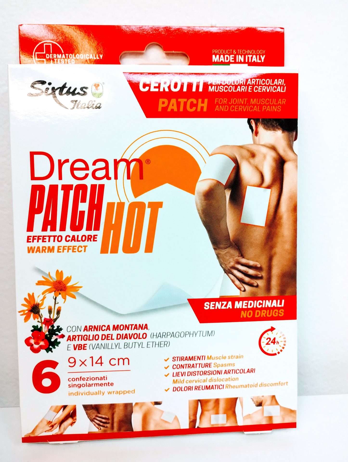 SIXTUS Dream Patch Hot 9 x 14 cm (6 pz)