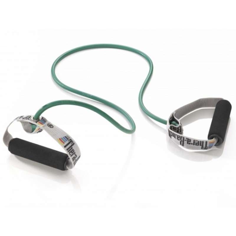 Thera Band Tubi Elastici con Maniglie Verde