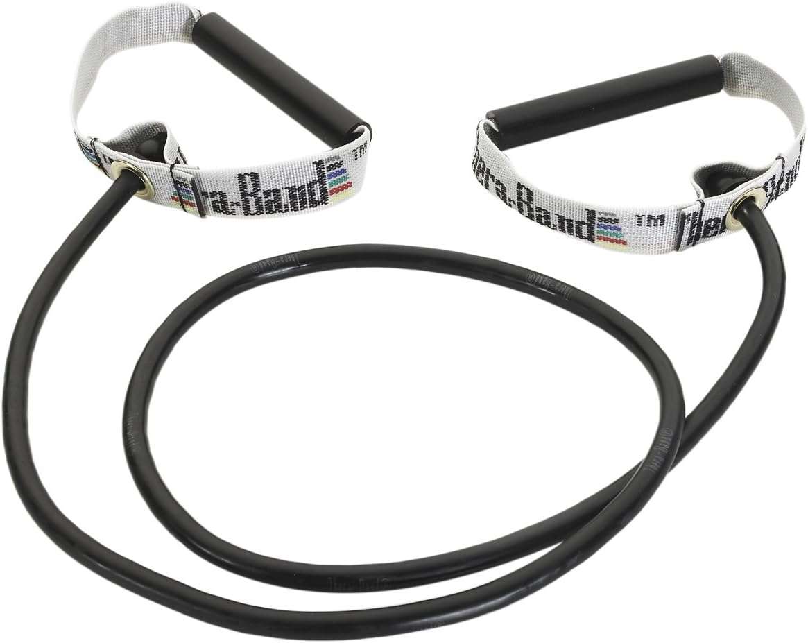 Thera Band Tubi Elastici con Maniglie Nero