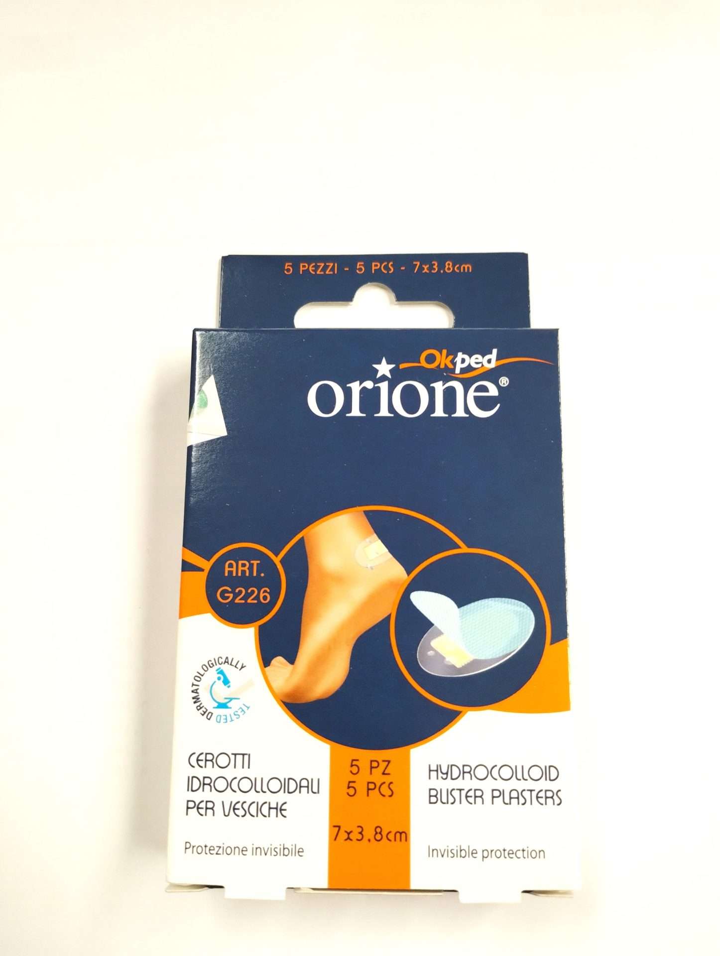 ORIONE Certotti Idrocolloidali Per Vesciche 5pz G226