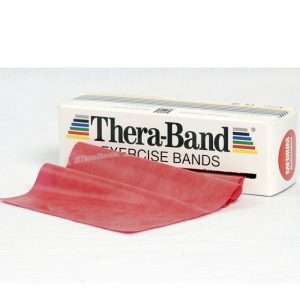 THERA BAND Nastro Elastico colore Rosso 5,5 metri