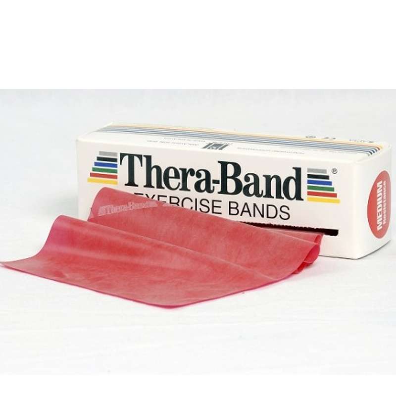 THERA BAND Nastro Elastico colore Rosso 5,5 metri