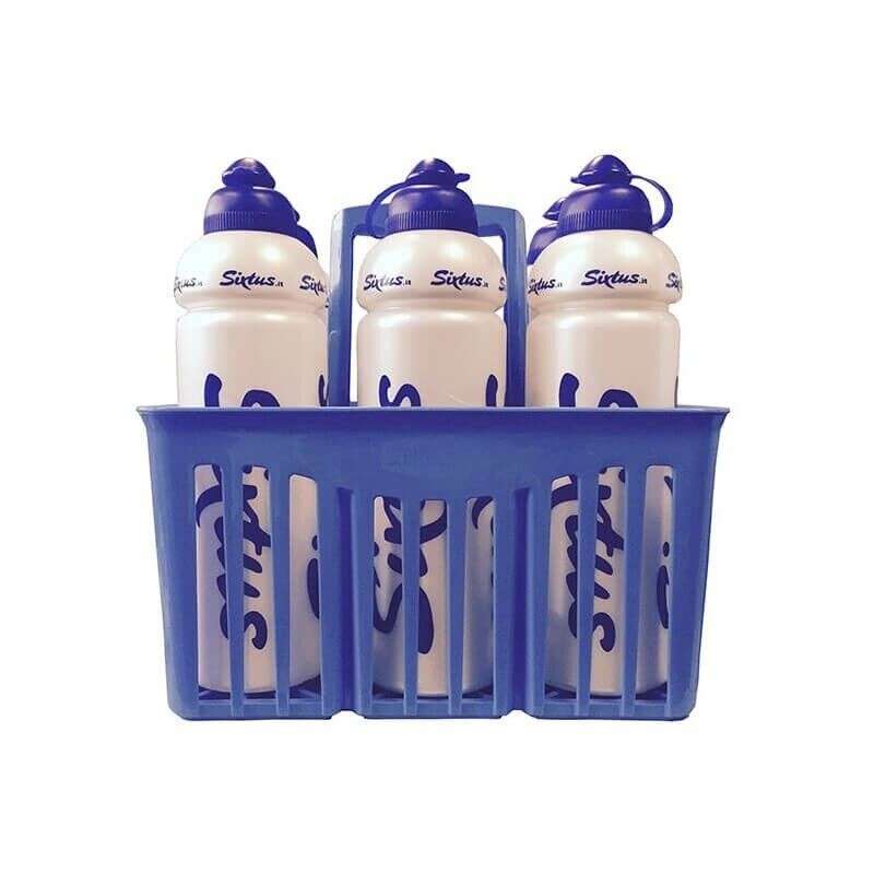 SIXTUS - Cestello completo di 6 Borracce da 1 Lt