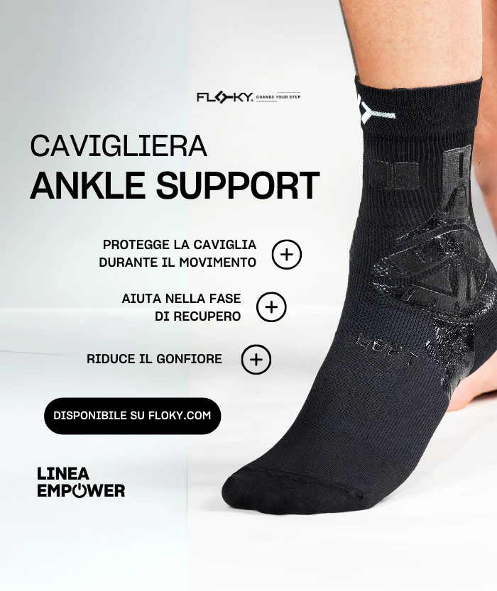 FLOKY-Cavigliera ANKLE SUPPORT Destra L/XL
