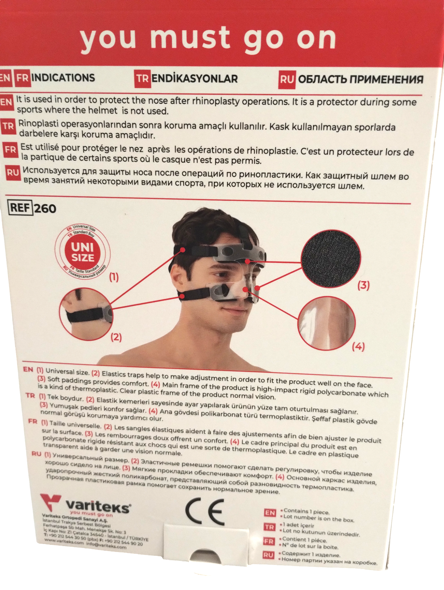 VARITEKS Mascherina protettiva per il naso - immagine 2