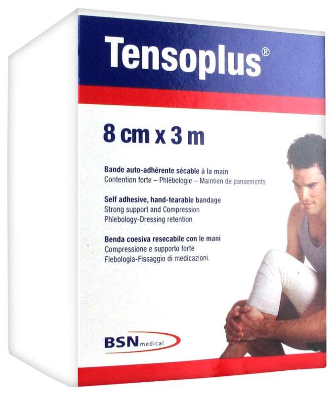 BSN Medical Tensoplus 8 cm x 3 m bianco