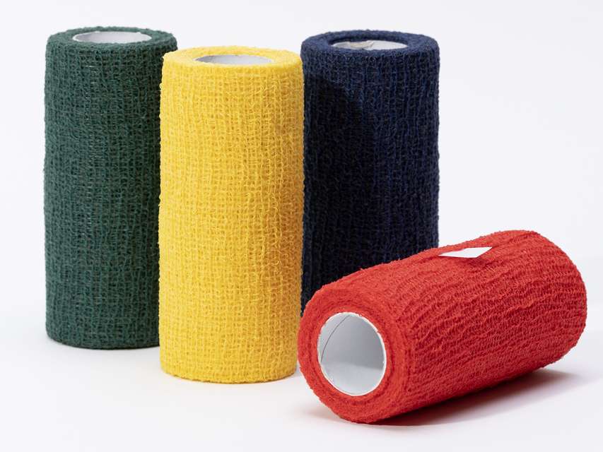 Benda elastica coesiva 4m x 10 cm colori misti