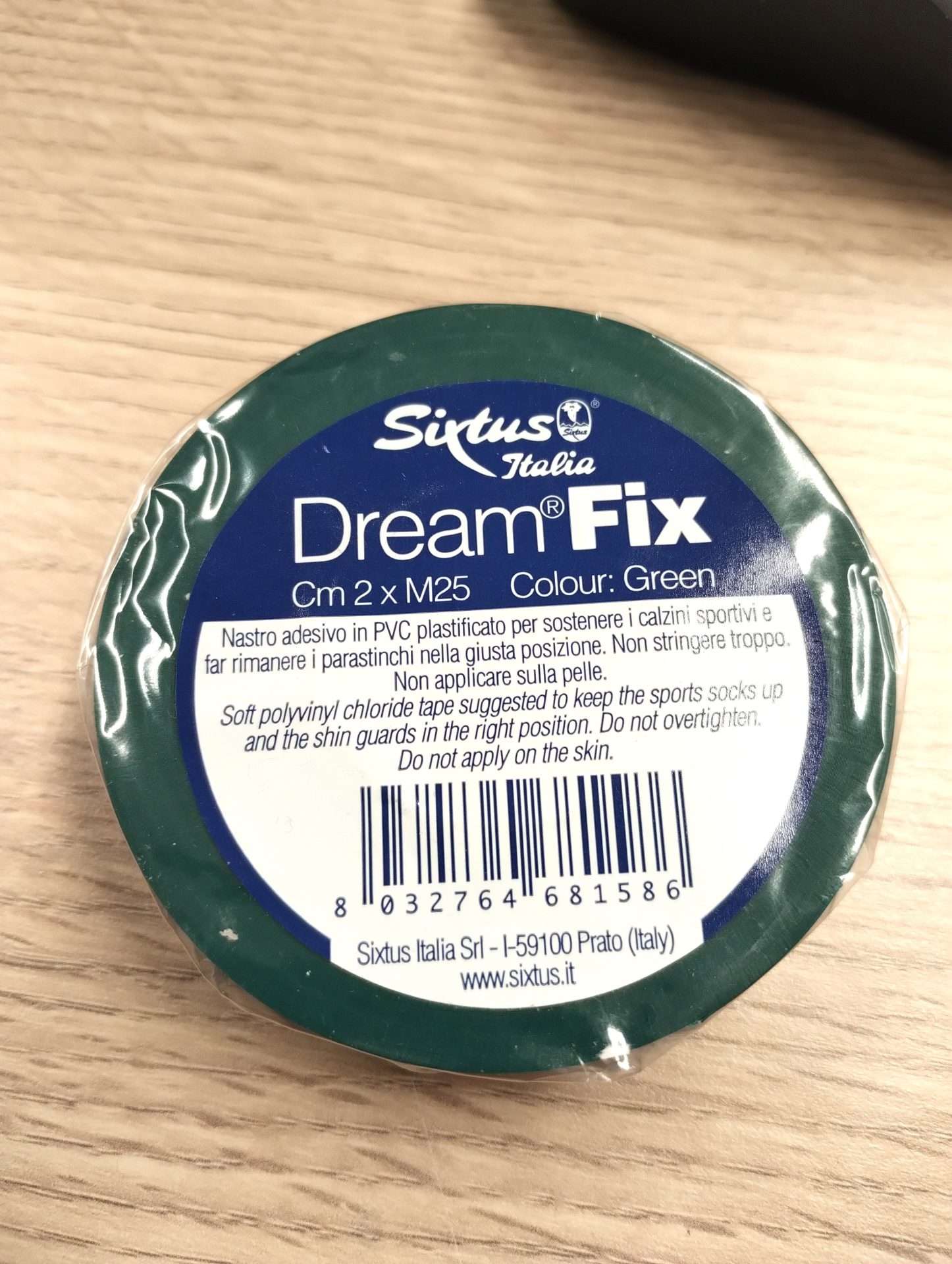 SIXTUS Dream Fix 25m x 19 mm Verde