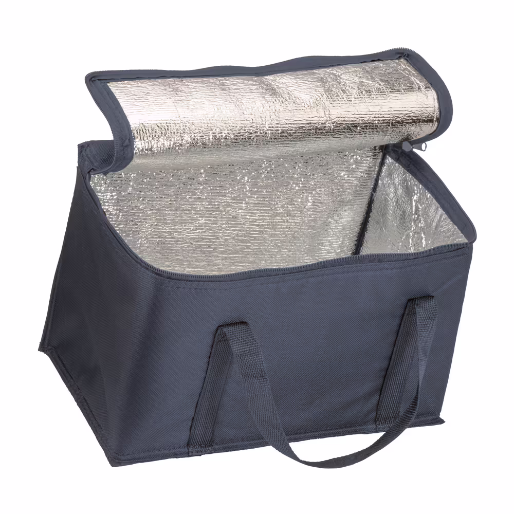 Borsa termica con interno argentato Blu 34 X 21 X 20 CM - 14 LT - immagine 2