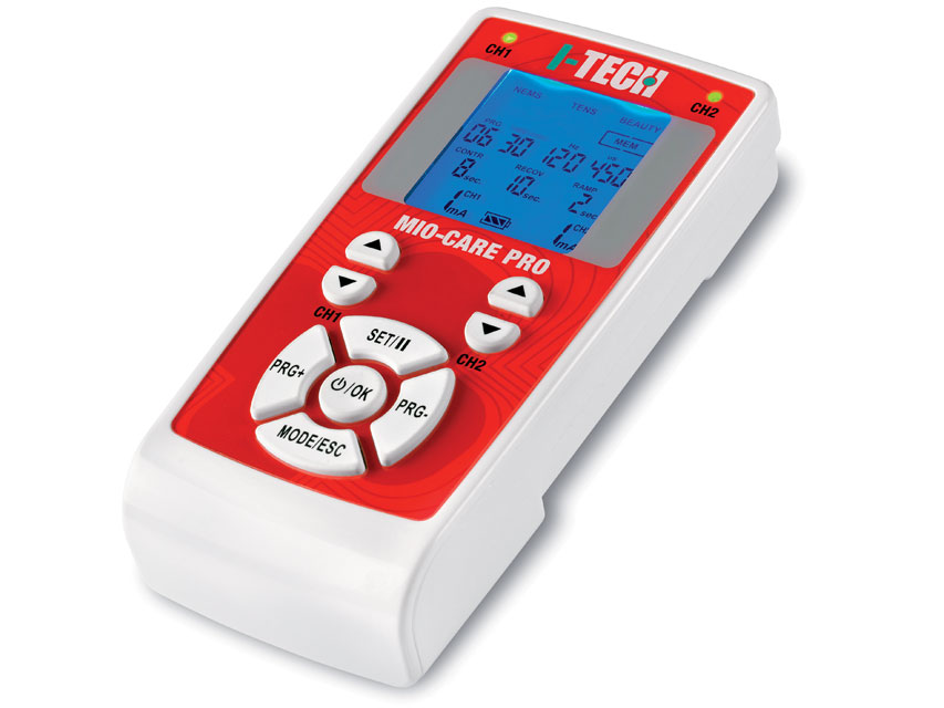 I-TECH ELETTROSTIMOLATORE TENS MIO-CARE PRO - 2 canali