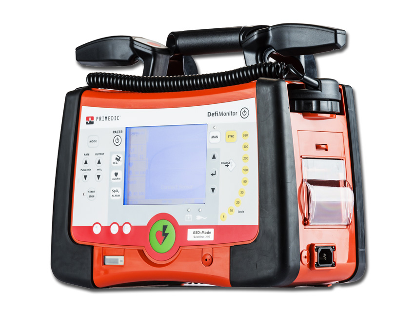 PRIMEDIC DEFIBRILLATORE MANUALE+AED DEFIMONITOR XD
