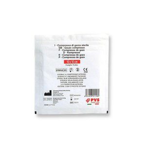 PVS Garza sterile Compressa 10 x 10 cm -25 pieghe