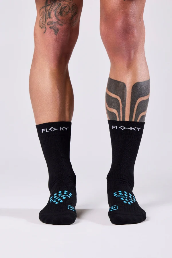 FLOKY – Calza S-MASH 3D Nero / Azzurro L-XL ( 44-47) - immagine 3