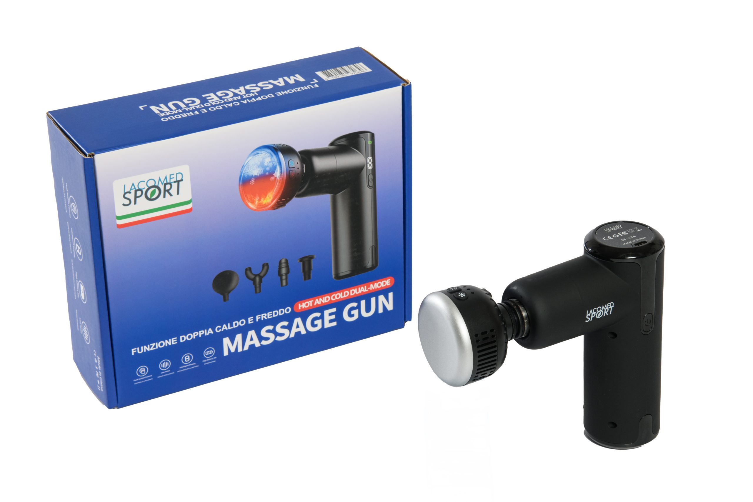 LACOMED Pistola Massaggio Muscolare Caldo Freddo