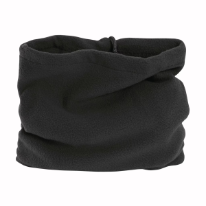 Fascia scalda-collo in polar con cordino Nero