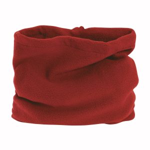 Fascia scalda-collo in polar con  cordino Rosso