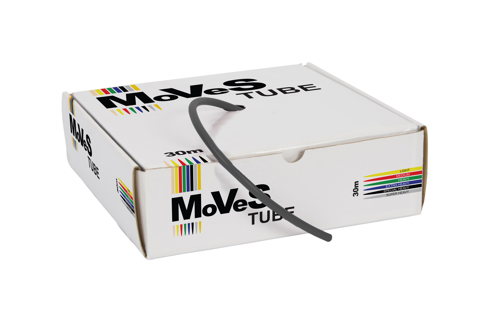 MOVES BAND Tubo elastico 30m Nero specialforte