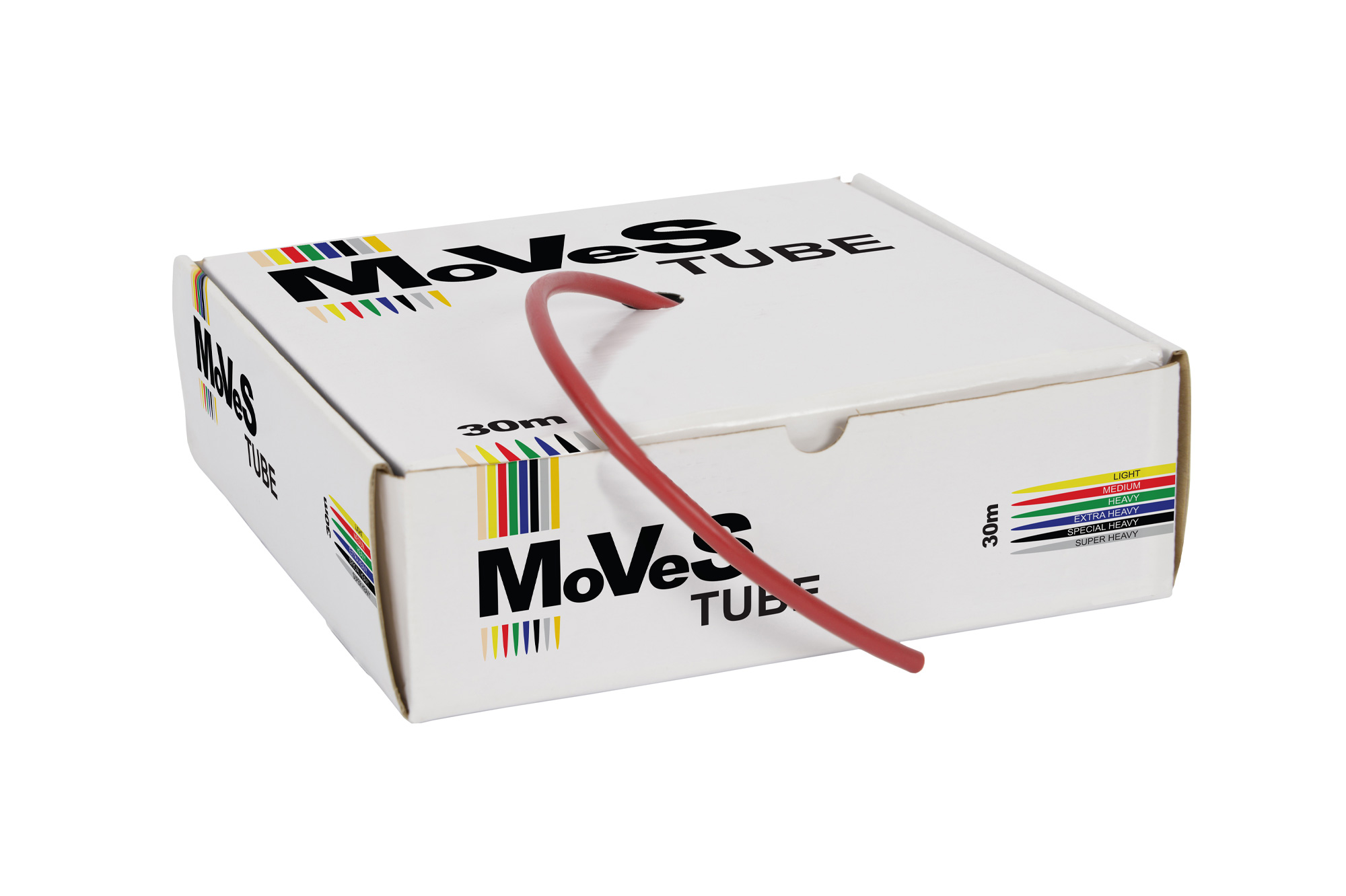 MOVES BAND Tubo elastico 30m Rosso media