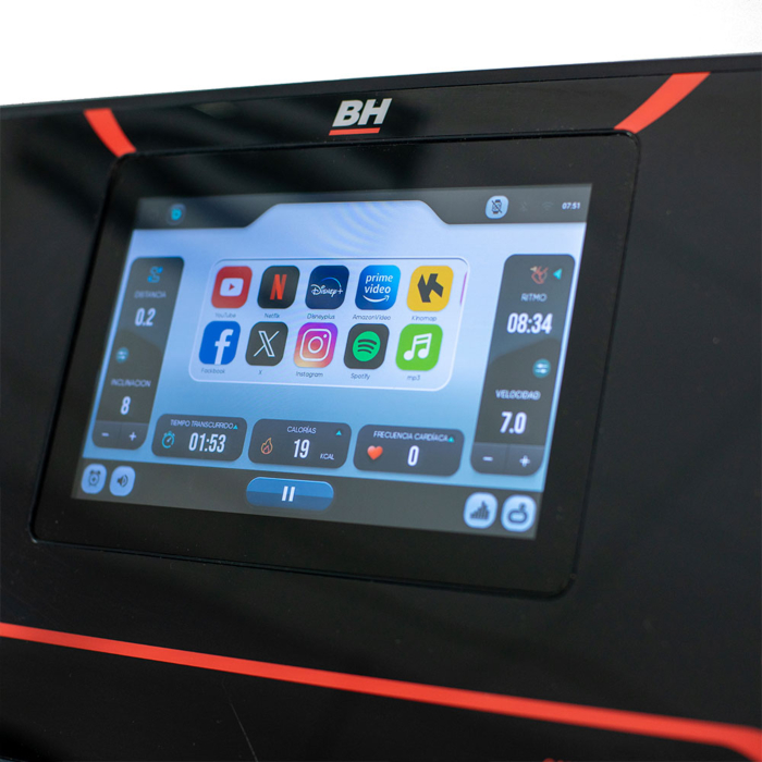 BH FITNESS Tapis Roulant TFT RX9 Multimedia - immagine 4