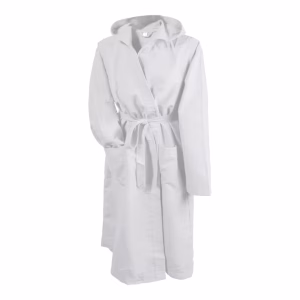 Accappatoio in microfibra ultra-assorbente Bianco Taglia S / M