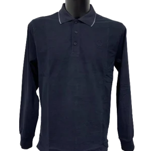 BE BOARD Polo manica lunga art 9026 Blu Taglia L