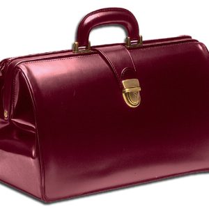Borsa Medica SUPERTEXAS in Pelle 41x20xh 22 cm Bordeaux