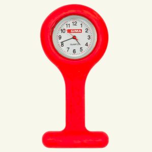 Orologio per infermieri - Rotondo - Rosso