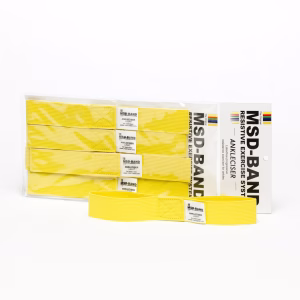 MSD BAND Fasce elastiche per caviglia GIALLO (Leggera)