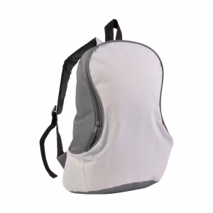 Zaino bicolore  con spallacci imbottiti 30 X 40 X 18 CM Bianco